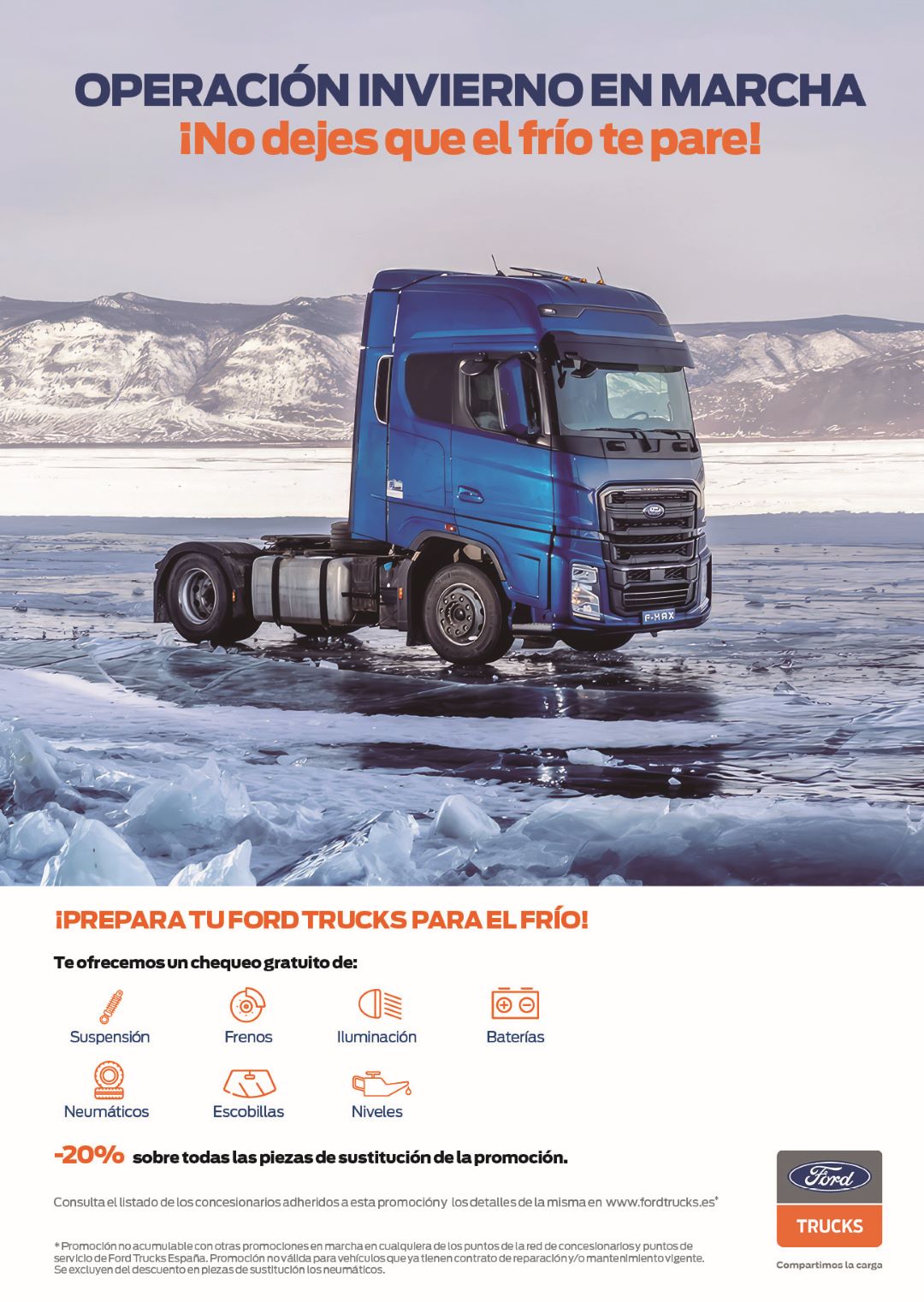 Operación Invierno de Ford Trucks España
