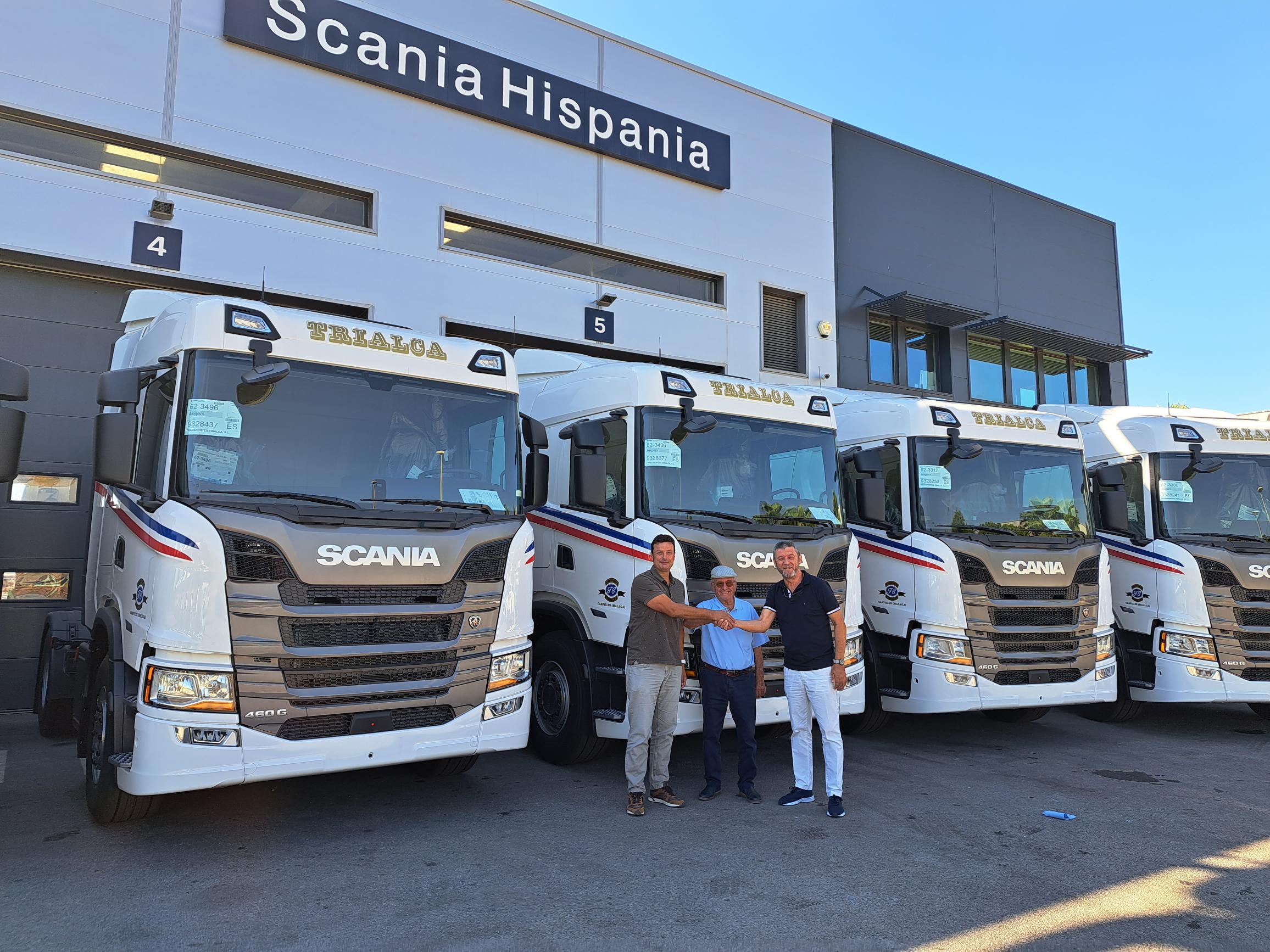 Scania con Transportes Trialca