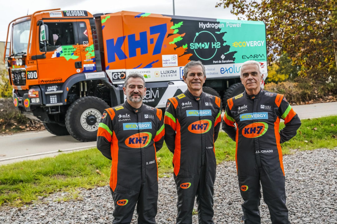 KH-7 ECOVERGY Team y su camión híbrido en el Dakar 2024
