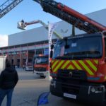 Camiones de Bomberos así son SICUR 2024 Renault Trucks mostró la primera autoescalera eléctrica de 19 T ZE electric de 33m de alcance.