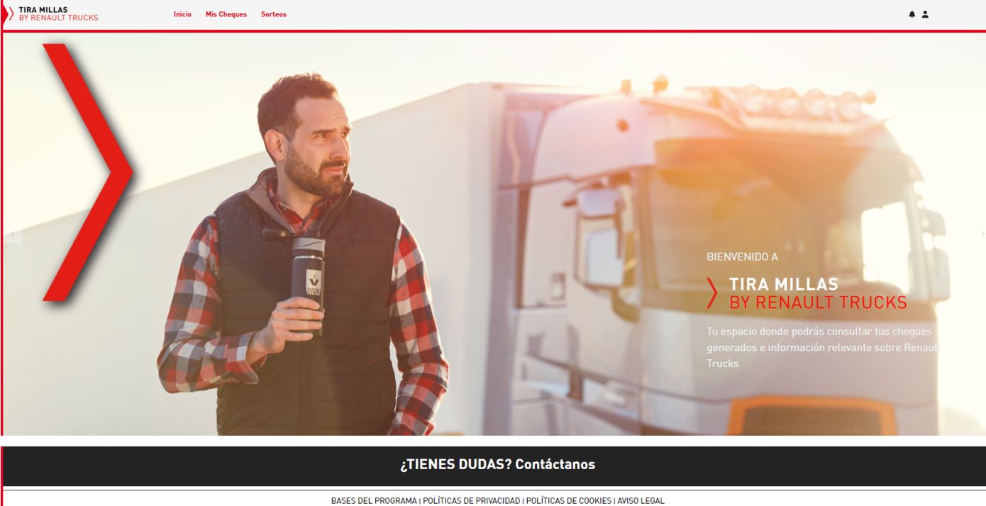 Renault Trucks presenta su portal Tira Millas