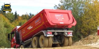 CHASIS y CONFIGURACIONES de un CAMIÓN: 4X2, 6X2, 8X4, 10X6… ¿CONOCES SU SIGNIFICADO? Camión dúmper 4 ejes chasis rígido en configuración todoterreno 8X4.