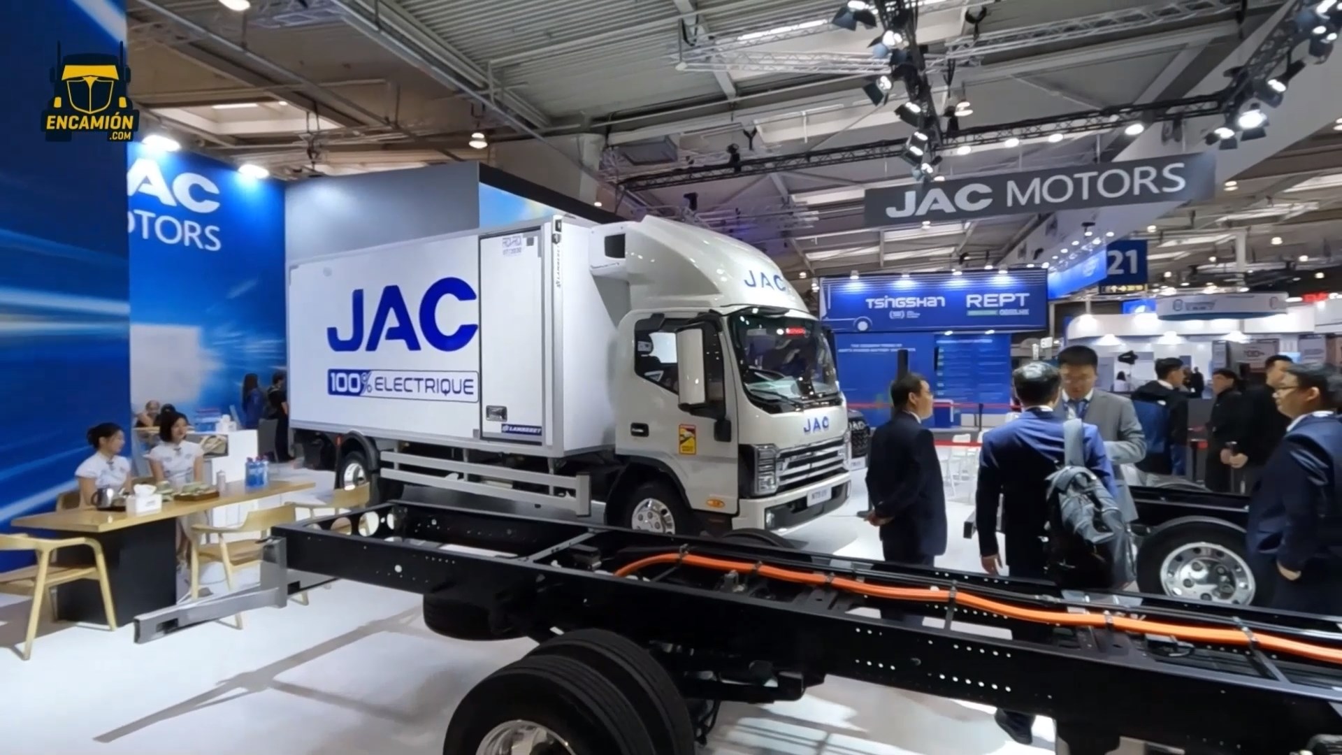 JAC Motors ya está presente en España con sus camiones ligeros eléctricos.