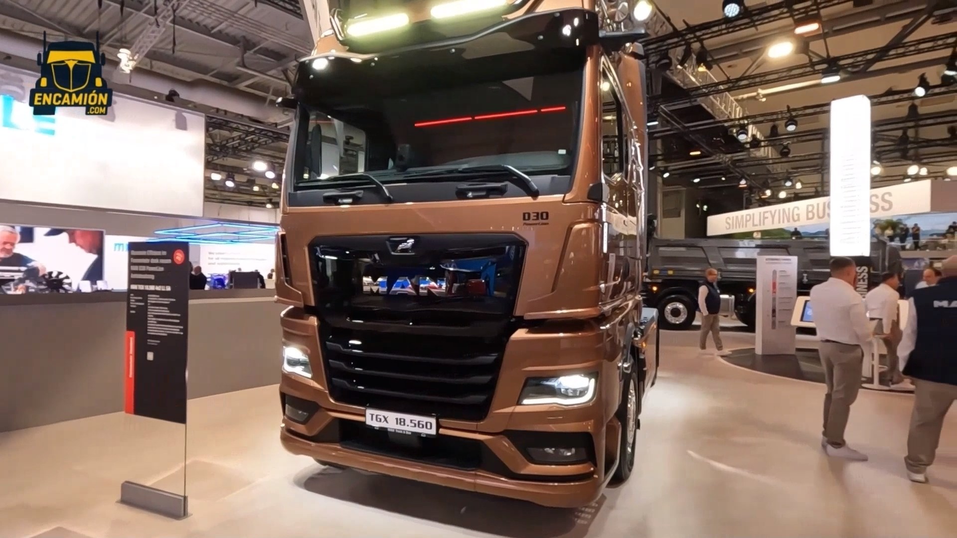 Los MAN PowerLion tienen como máximo exponente este camión TGX con motor diésel D30 de 560 CV.