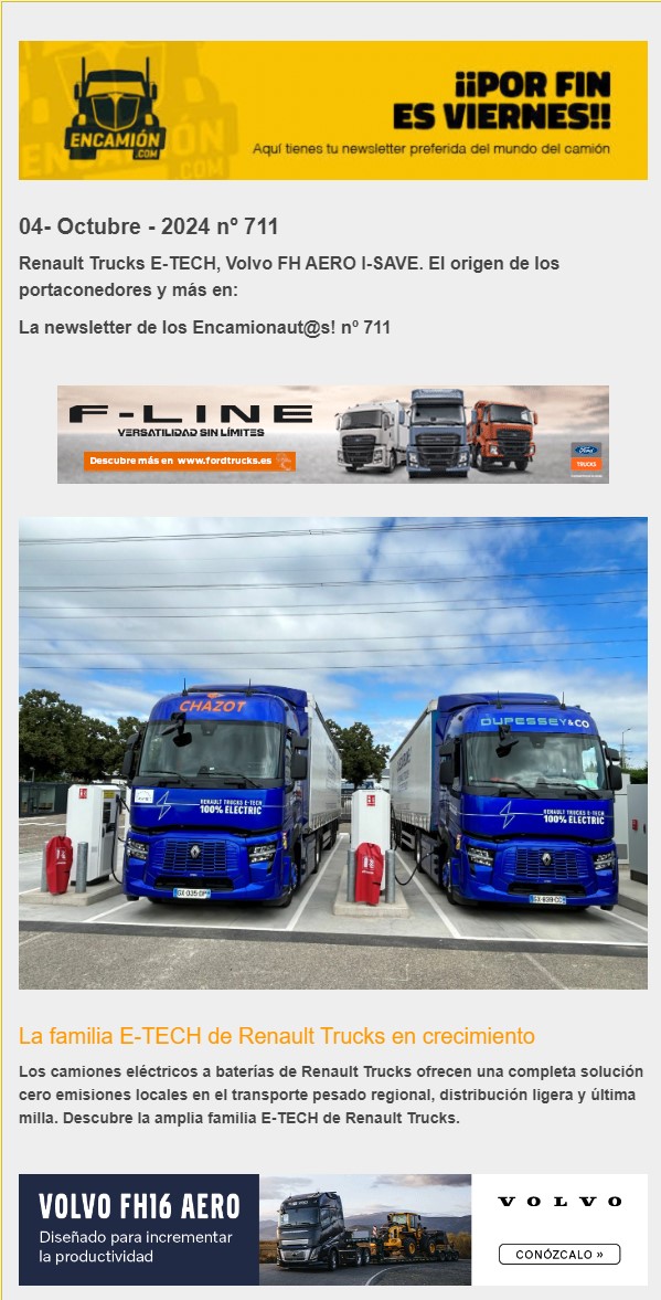 Newsletter de los encamionaut@s nº 711 