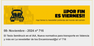 La newsletter de los Encamionaut@s! nº 716 Newsletter de encamion.com nº 716.