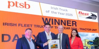 DAF triunfa en los Irish Fleet Transport Awards