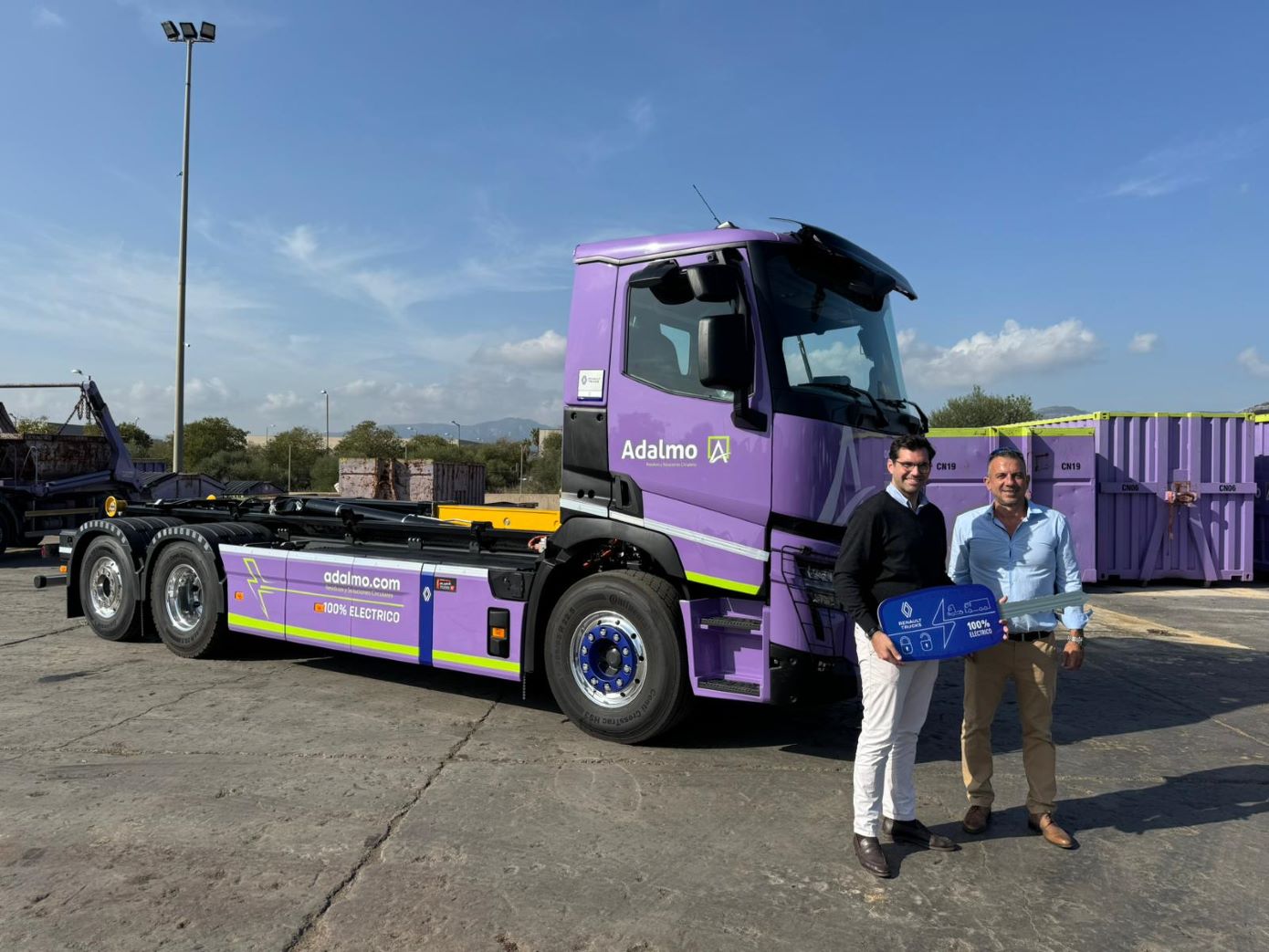 Primer camión eléctrico Renault Trucks C 6x2 E-Tech en España