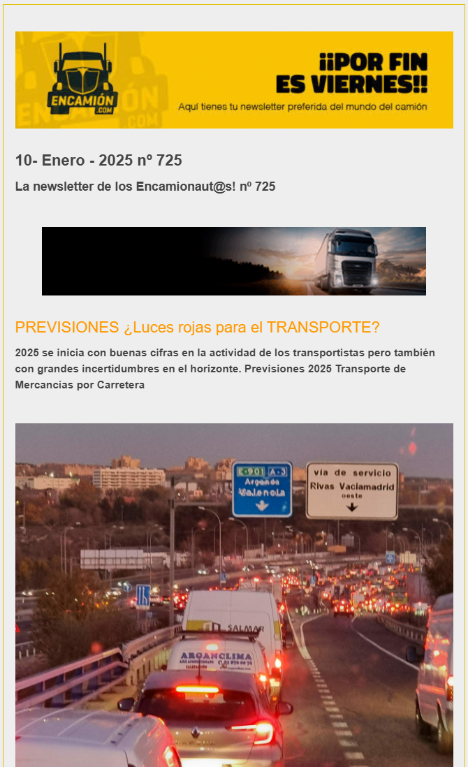 La Newsletter de encamion nº 725