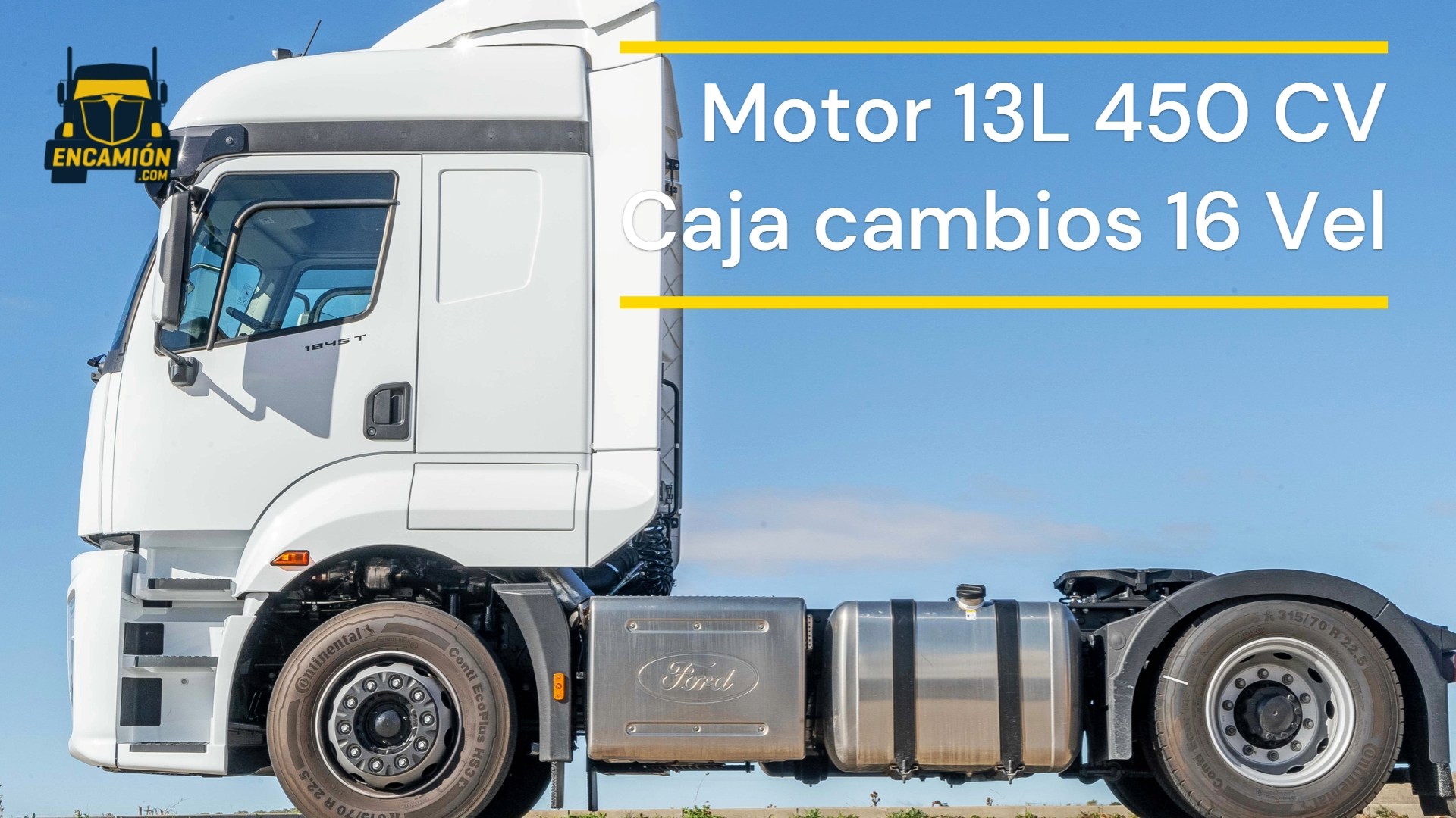 Nueva tractora Ford F-LINE 1845T con 450 CV y 16 velocidades de Ford Trucks