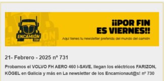 La newsletter de los Encamionaut@s nº 731 y TRES TEMAS QUE DEBES CONOCER si te interesa el transporte La newsletter de encamion.com nº 731.