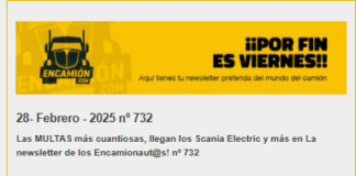 La newsletter de los Encamionaut@s nº 732 Los nuevos Scania 40R y 45R, sanciones del transporte que debes evitar y más La newsletter de Encamion.com nº 732