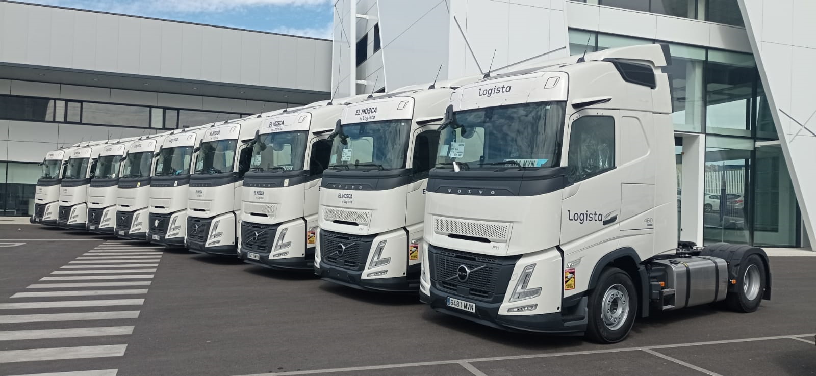 100 tractoras Volvo FH AERO para Logista.