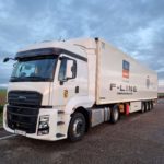 Prueba Ford Trucks F Line 1845 T trailer frigo 34 T Nos pusimos al volante de la tractora Ford Trucks F-LINE 1845 T con 450 CV y 2.300 Nm junto a su caja de cambios Ecotorq de 16 relaciones cargada hasta las 34 T de peso total en marcha.