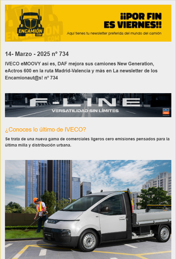 La newsletter nº 734 de los encamionaut@s.