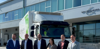 Primer aniversario del Renault Trucks E-Tech D del Grupo Cuevas