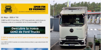 La actualidad del TRANSPORTE para los encamionautas en la newsletter de encamion nº741 Iveco S-Way, eActros 600 en España y mucho mças en la newsletter de encamion nº741