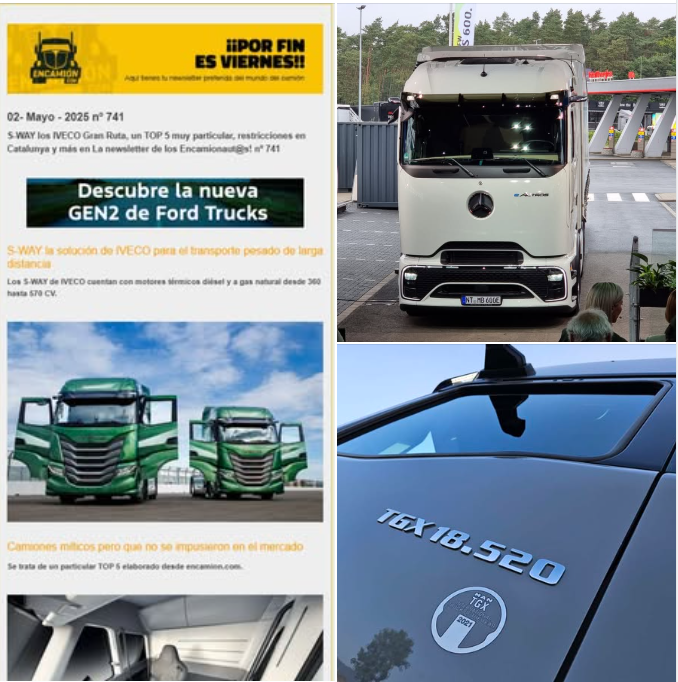 Iveco S-Way, eActros 600 en España y mucho mças en la newsletter de encamion nº741 Iveco S-Way, eActros 600 en España y mucho mças en la newsletter de encamion nº741
