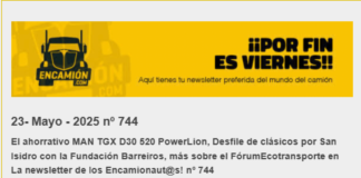 Clásicos, Nuevo MAN TGX D30 y más en la newsletter de los encamionautas nº 744 La newsletter de los encamionaut@s