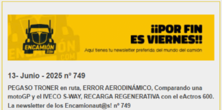 Vuelve la TRONADA, ERROR AERODINÁMICO más común y RECARGA REGENERATIVA La newsletter de los encamionaut@s nº 750
