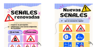 Nuevas señales de la DGT Las señales de tráfico actualizadas entran en vigor el 1º de Julio.