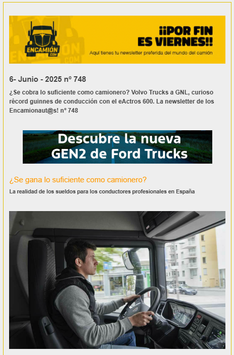 La newsletter de los encamionautas nº 748
