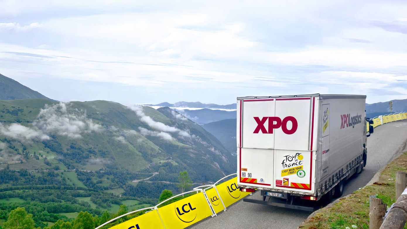 Palibex pone dos nuevas obras de arte a rodar XPO Logistics mueve el Tour de Francia 2025