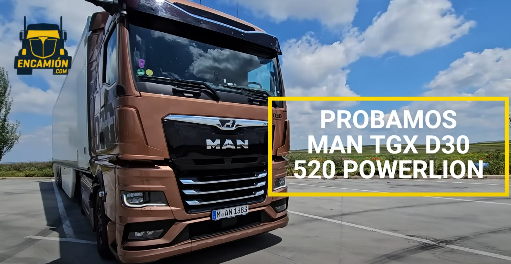 Prueba del MAN TGX D 30 PowerLion 520 Euro 6. Prueba del MAN TGX D 30 PowerLion 520 Euro 6.