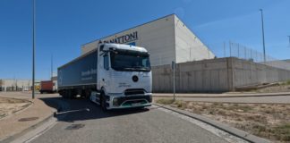 Mercedes Benz eACTROS 600 RAZONES PARA UN ELÉCTRICO en RUTA MADRID-ZARAGOZA-MADRID Ruta Madrid-Zaragoza-Madrid con 39 T en el camión eléctrico Mercedes Benz eActros 600.