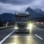 eTruck de MAN de ruta nocturna por Brennero