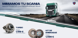 Campaña Mimamos tu Scania para mantenimiento de turbo y embrague