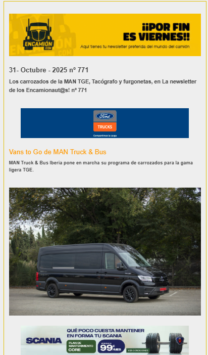 ¡La newsletter de los Encamionaut@s! nº 771 ¡La newsletter de los Encamionaut@s! nº 771