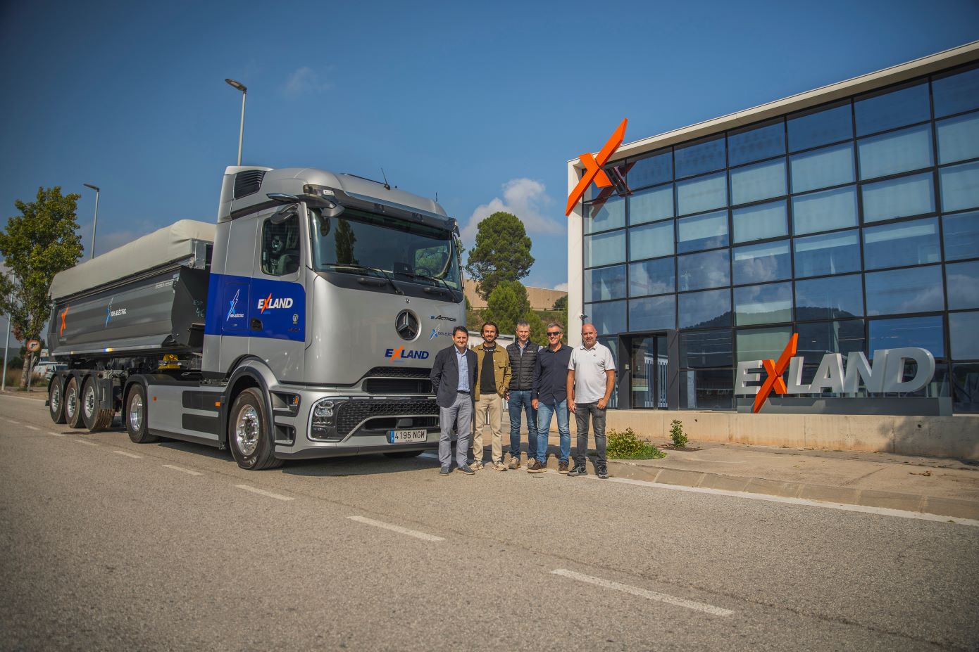 El primer eActros 600 para Exland