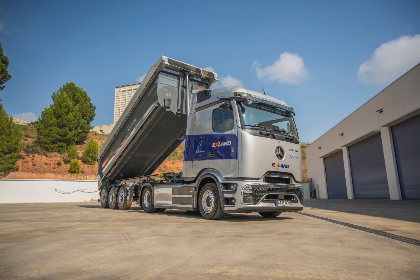 El primer eActros 600 para Exland