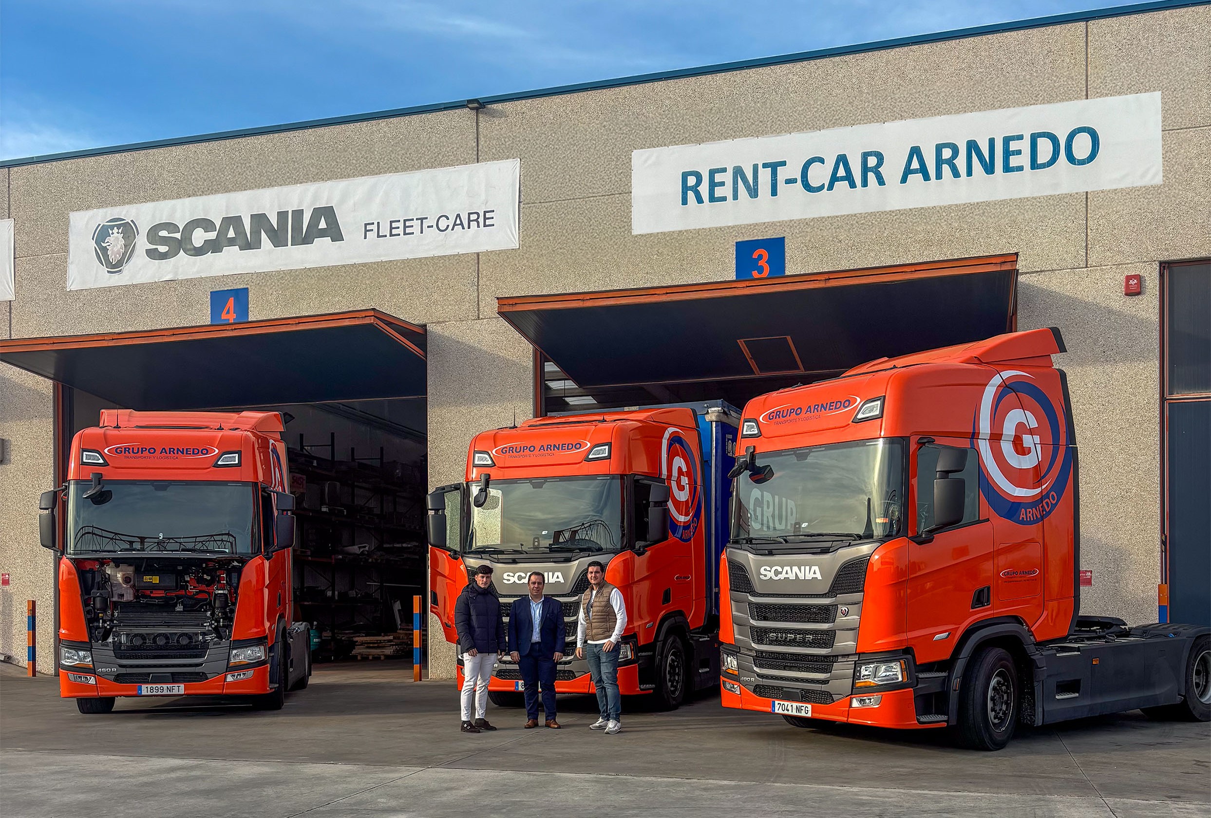 Scania renueva con 120 tractoras en Grupo Arnedo