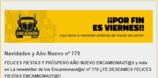 Navidades y Año Nuevo Newsletter nº 779