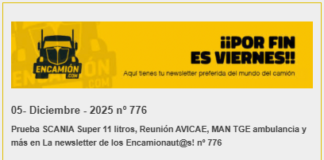 ¡La newsletter de los Encamionaut@s! nº 776