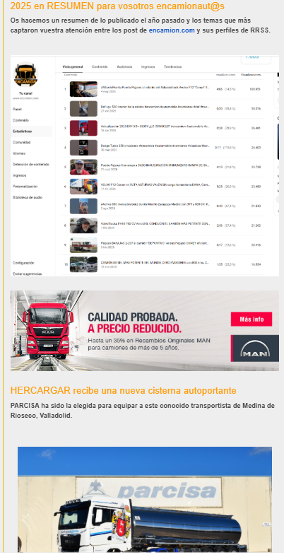 ¡La newsletter de los Encamionaut@s!