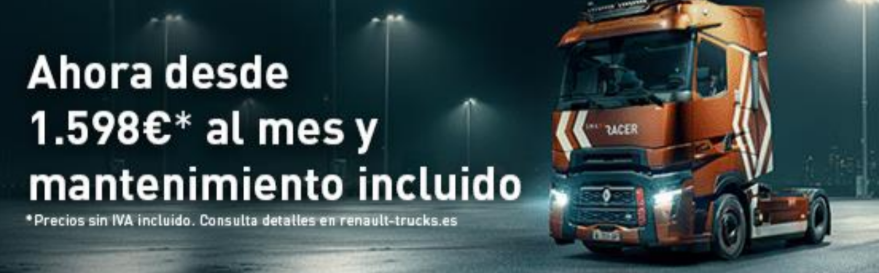 Renault Trucks T High Smart Racer con una nueva financiación