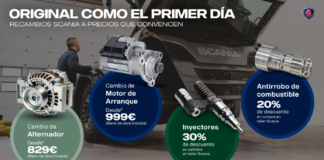 Scania lanza su campaña de recambios “Original como el primer día”