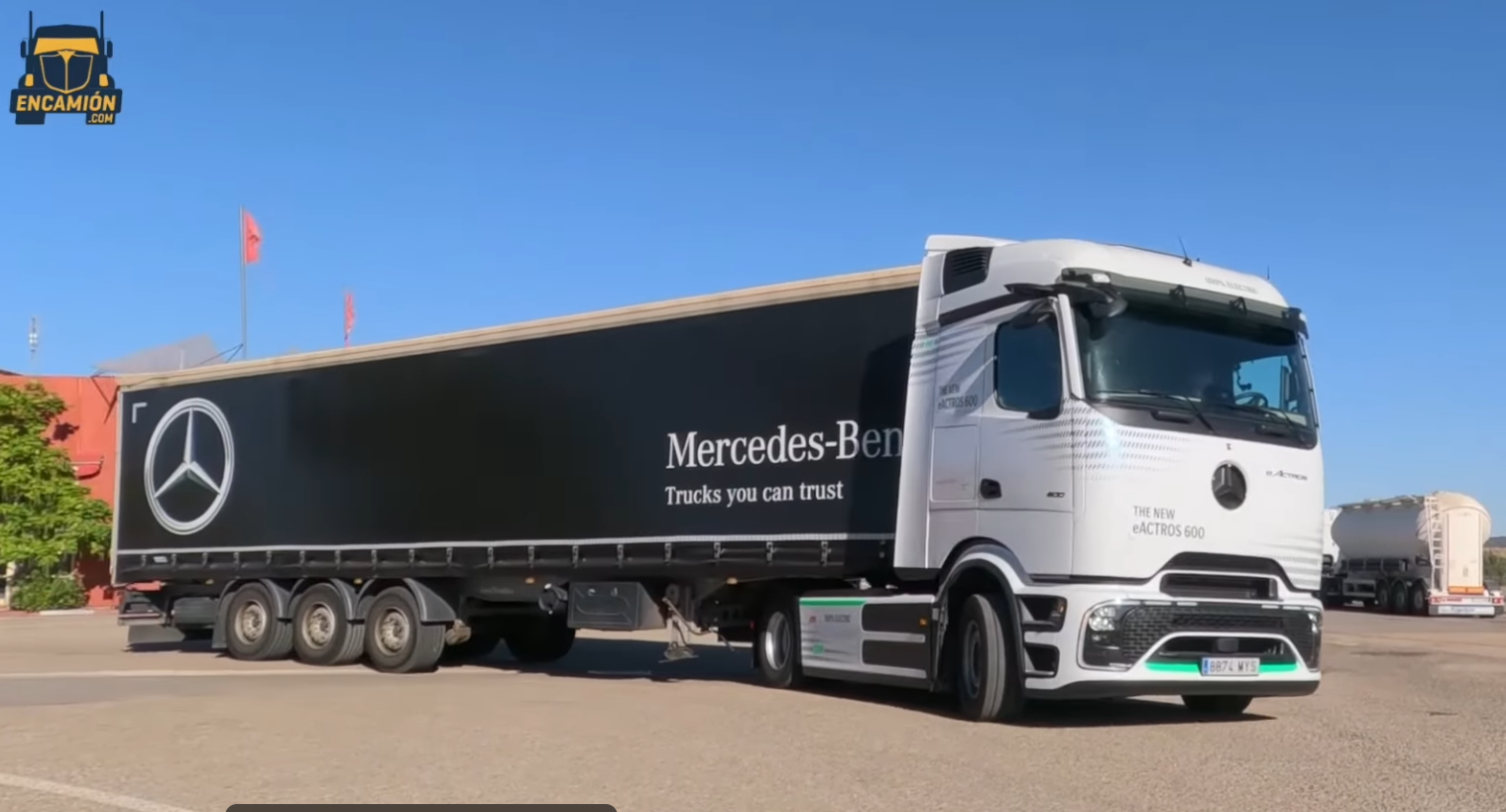 CASO REAL en ruta Vídeo Mercedes Benz eActros600 en ruta Madrid-Zaragoza-Madrid. CASO REAL en ruta Vídeo Mercedes Benz eActros600 en ruta Madrid-Zaragoza-Madrid.
