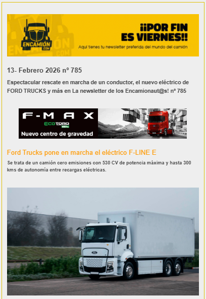 La newsletter de los Encamionautas nº 785 La newsletter de los Encamionautas nº 785