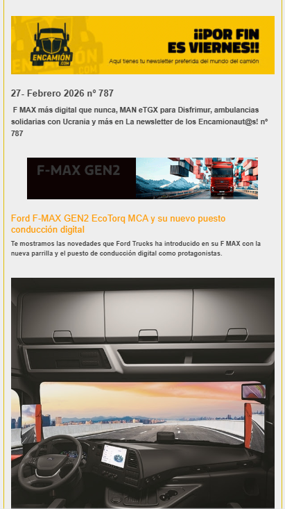 La newsletter de los Encamionaut@s nº 787