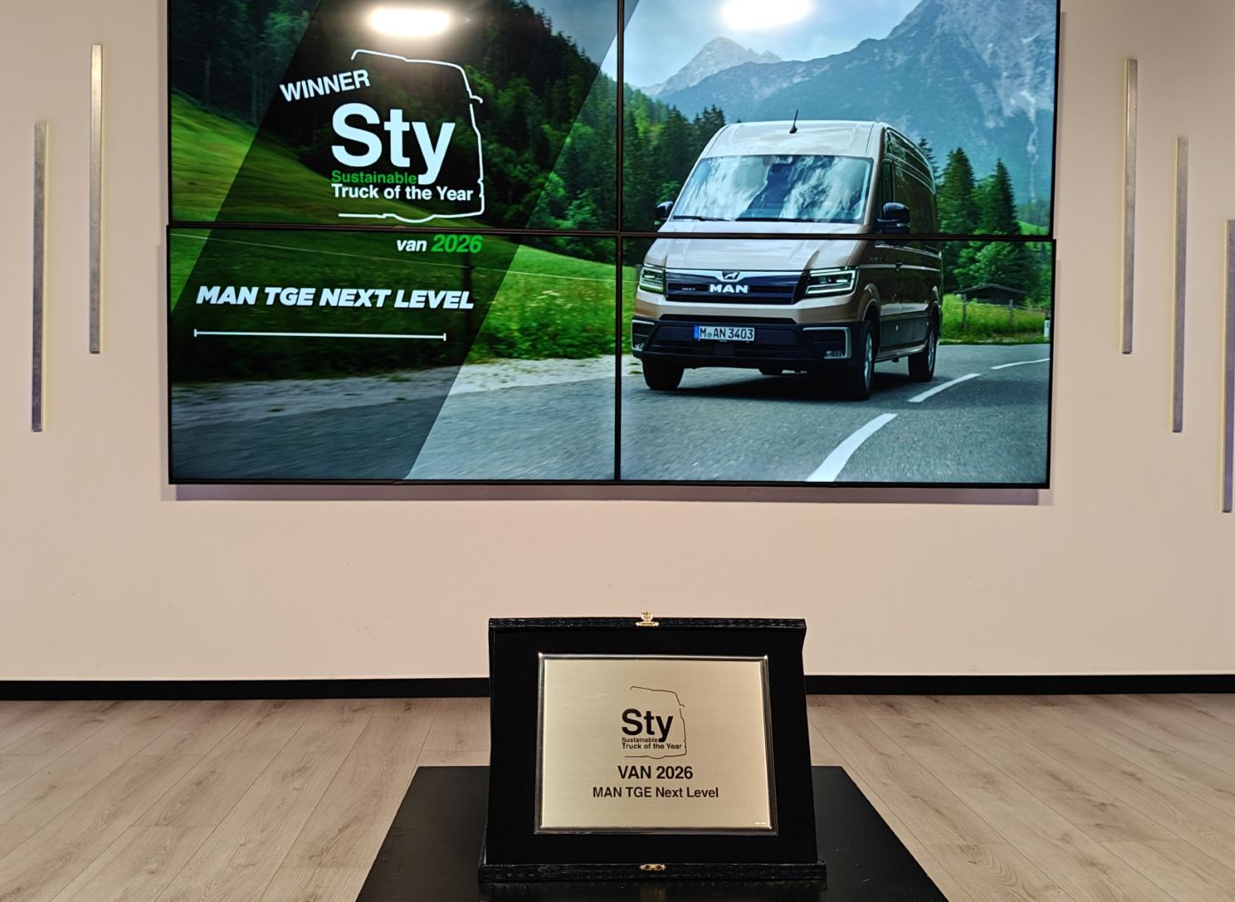 MAN TGE Next Level, Furgoneta Sostenible del Año 2026