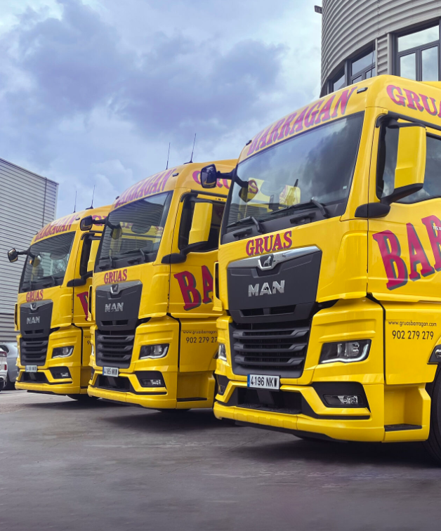 Grúas Barragán incorpora tres nuevos MAN TGX 18.540