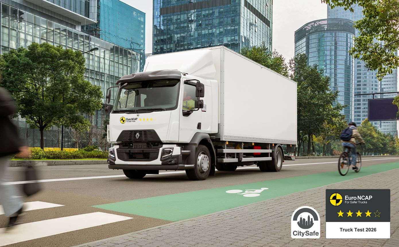 Renault Trucks D consigue 4 estrellas Euro NCAP