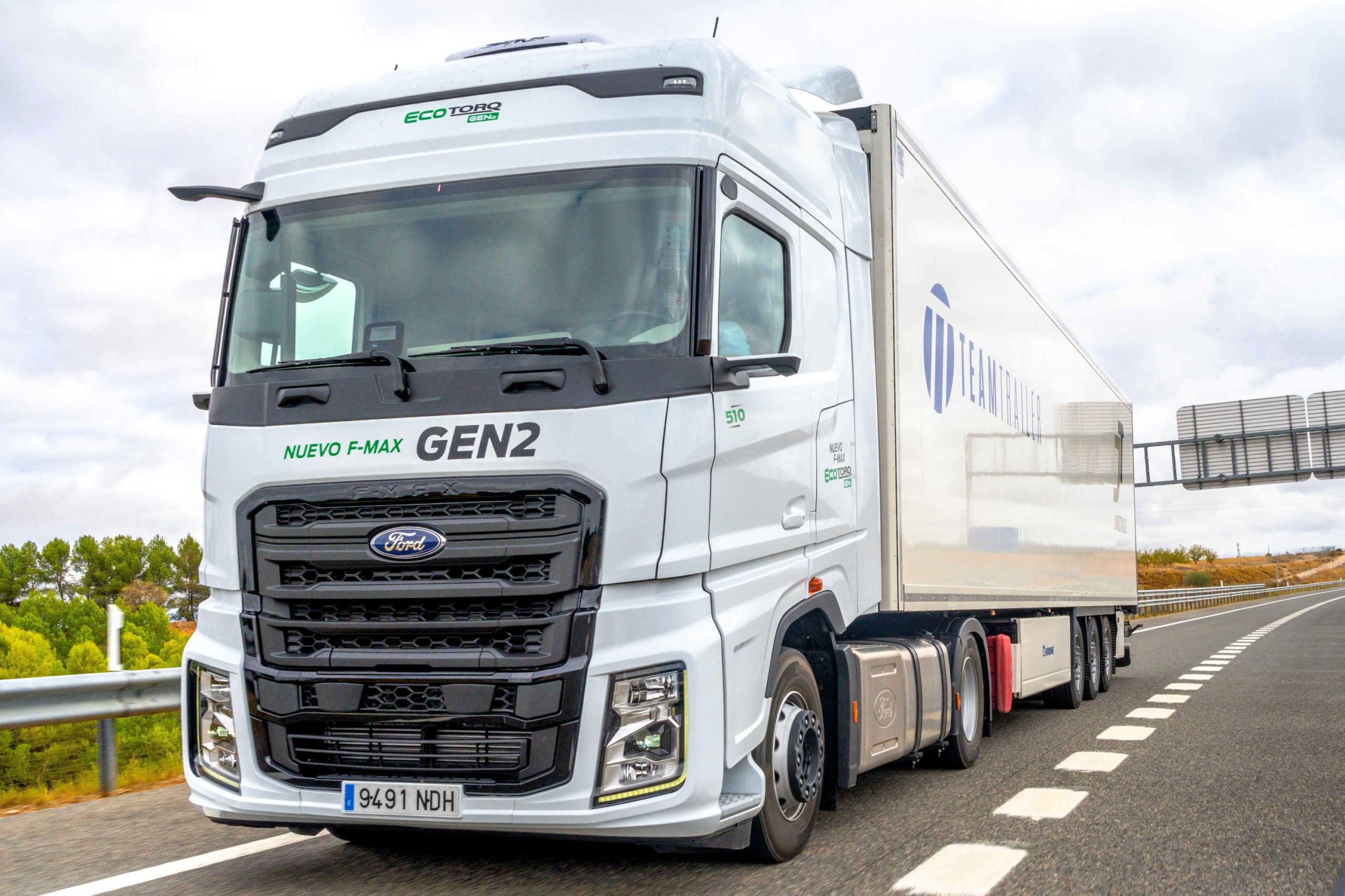 El F MAX GEN2 de Ford Trucks se cuela entre los camiones más eficientes obteniendo la velocidad media más rápida en nuestro tramo.TOP 6 Ford-Trucks-GEN-2