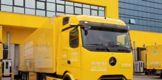 Primer Mercedes-Benz eActros 600 para Alimerka