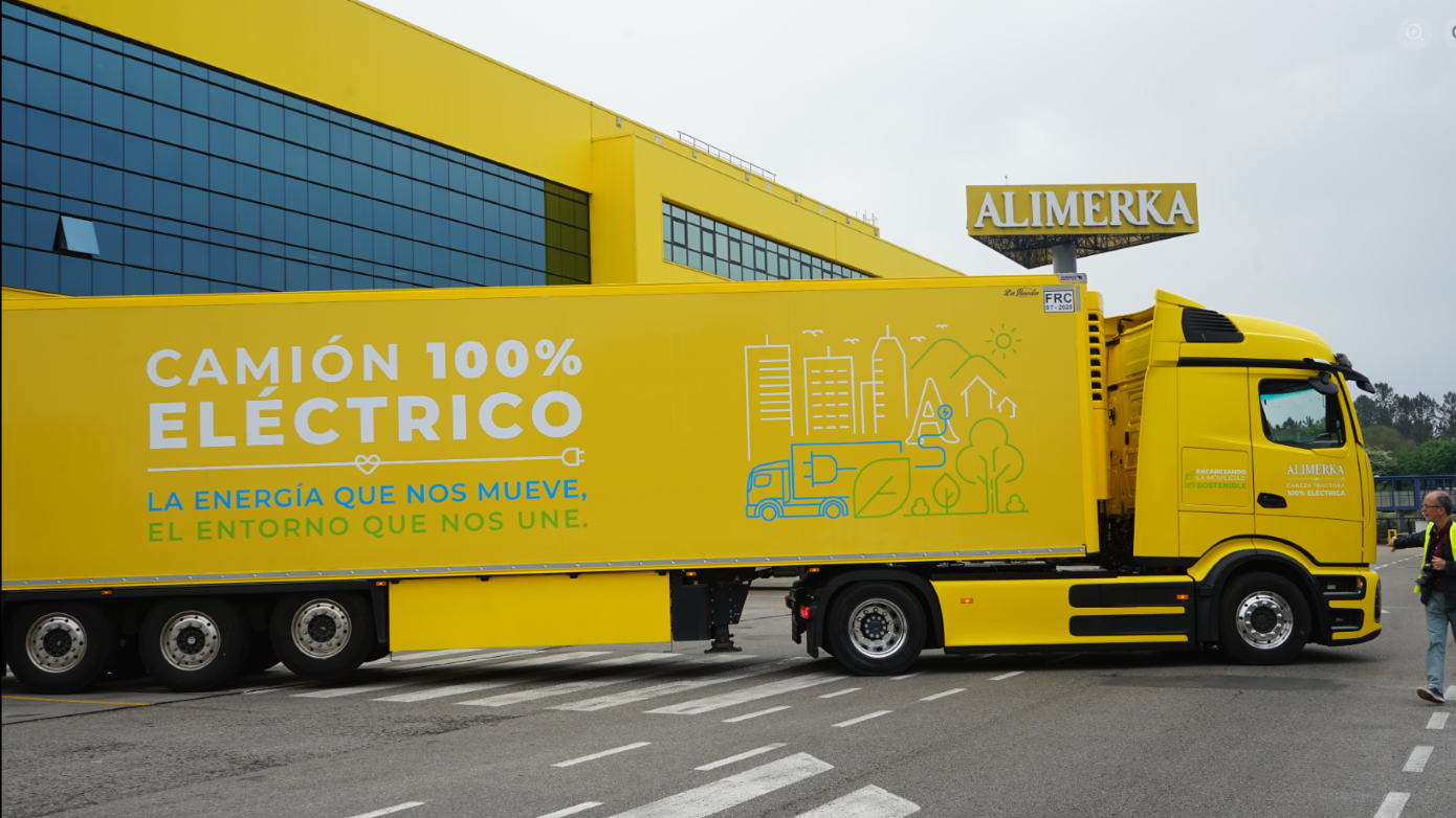Primer Mercedes-Benz eActros 600 para Alimerka