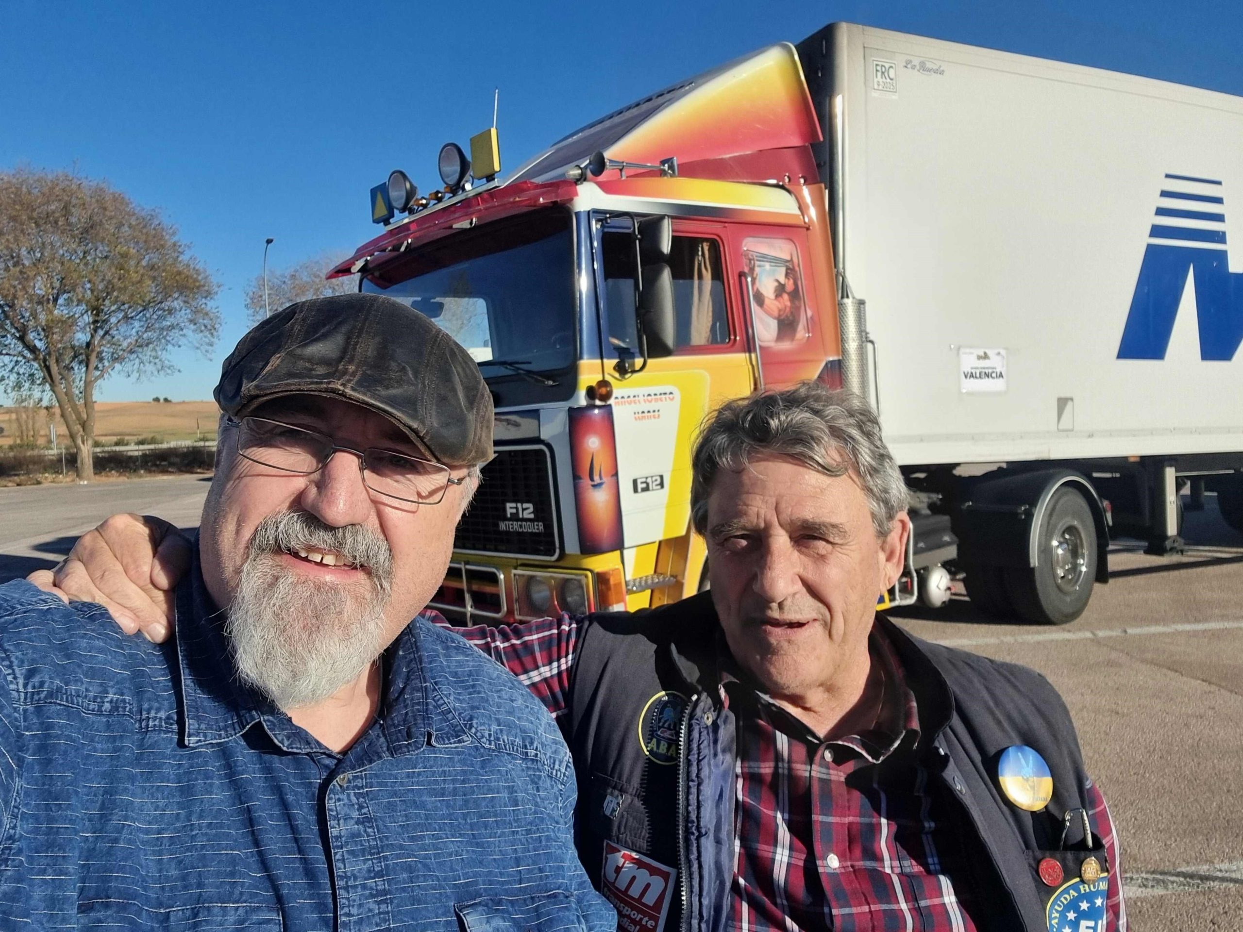 Fue un honor poder compartir el volante del F12 Conan con Alberto Puerta en un viaje de ayuda humanitaria a los afectados por la DANA de Valencia.